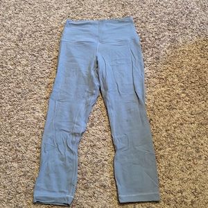 Lulu lemon Align crop size 4 23” light blue